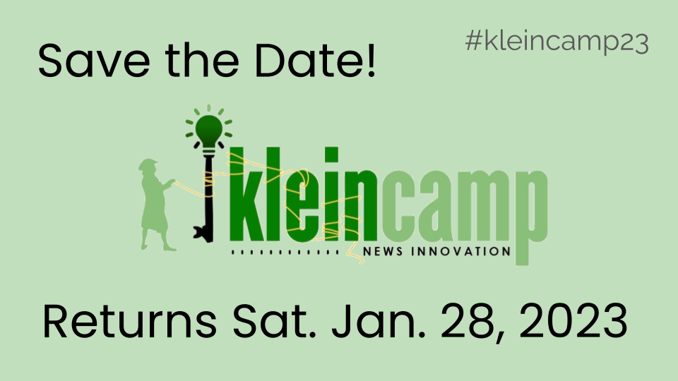 green Save the date: Klein Camp Jan 28 2023